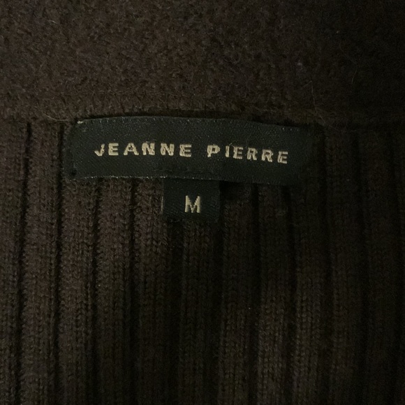 Lovely wool blend Jeanne Pierre jacket style cardigan - Picture 7 of 8